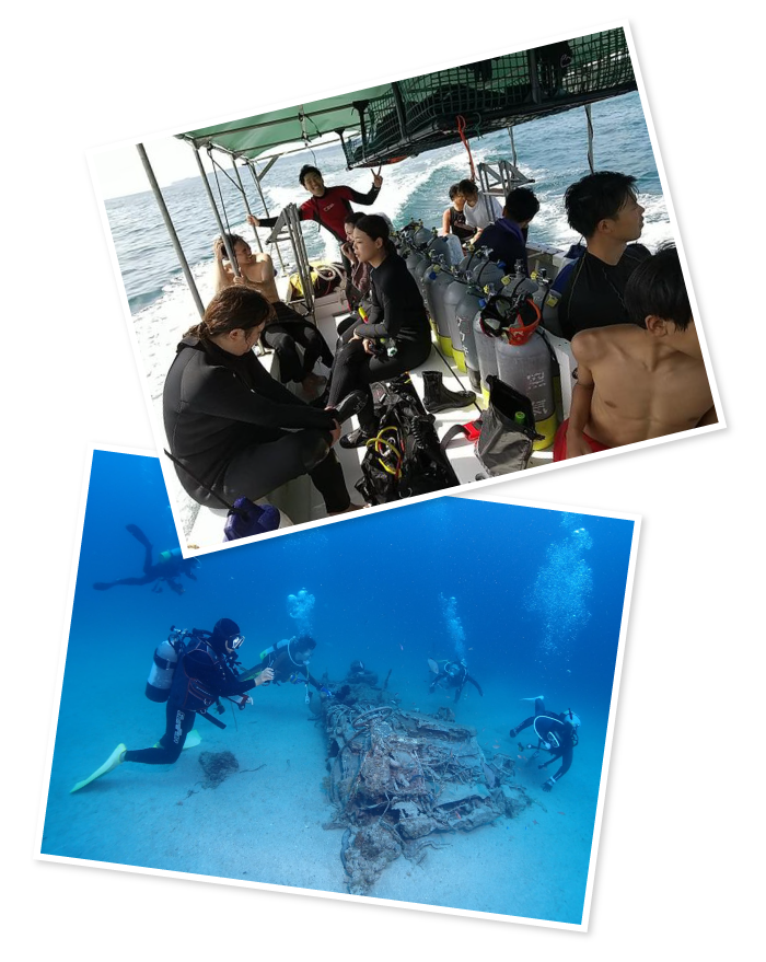 ダイビングを通してたくさんのwow